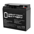 Mighty Max Battery ML18-12 - 12V 18AH New Bttry for 90508011 Craftsman Black Lawn Mowers ML18-1221126